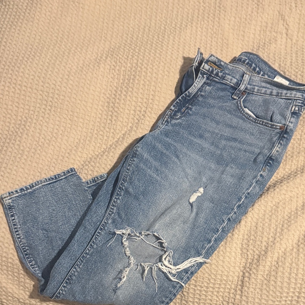 Old Navy Women's Boyfriend Jeans - Light Blue